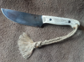 ANTLER HANDLE HEAVY DUTY BUSHCRAFT KNIFE